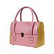 Pink bag with wood - CEILI, Classic Bag, Moscow,  Фото №1