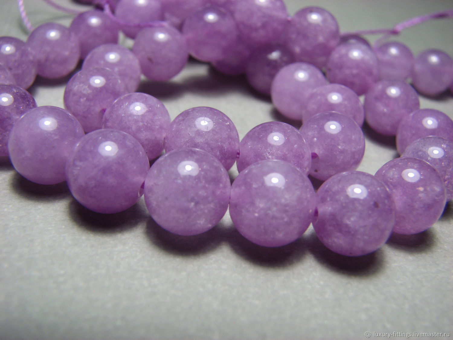 Amethyst, lavender quartz 8 mm, Beads1, Moscow,  Фото №1