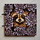 Sketchbook wood cover 22x22sm "Raccoon-2". Notebooks. EVAG. My Livemaster. Фото №5