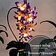 Kits para la Creación de la lámpara de noche ' Orquídeas'. Creator\\\\\\\'s Kit. Elena Krasilnikova. Интернет-магазин Ярмарка Мастеров.  Фото №2