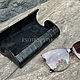 Order Crocodile leather eyeglass case. exotiqpython. Livemaster. . Eyeglass case Фото №3