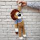 Order The Lion is Large (55 cm). GALAtoys. Livemaster. . Amigurumi dolls and toys Фото №3
