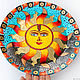 Decorative plate 'the energy of the Sun' hand painted. Plates. Art by Tanya Shest. My Livemaster. Фото №4