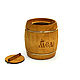 Barrel for honey 'Cooper' dark for 1 kg. Art.7035. Jars. SiberianBirchBark (lukoshko70). Online shopping on My Livemaster.  Фото №2