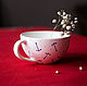 Thoughts on sea... Cup handmade ceramics, Mugs and cups, Zhukovsky,  Фото №1