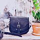 Кожаная сумка "Мирей" в черном цвете, Классическая сумка, Гатчина,  Фото №1
