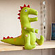 Stuffed dinosaur toys. T-Rex Rex Neo, Stuffed Toys, St. Petersburg,  Фото №1