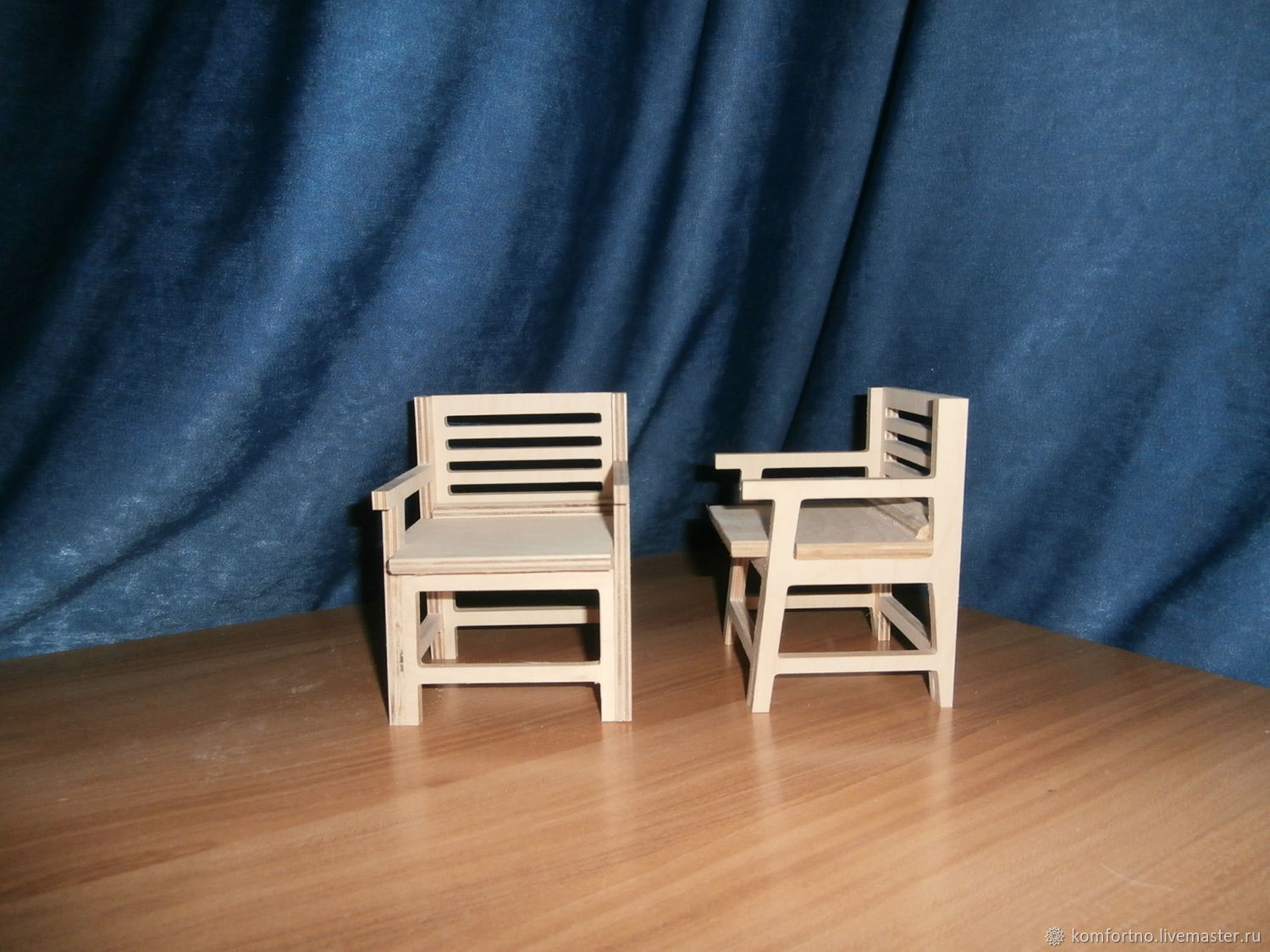 Кукольная деревянная мебель ссср
