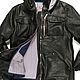 Men's leather jacket with padding. Mens outerwear. Lollypie - Modiste Cat. Online shopping on My Livemaster.  Фото №2