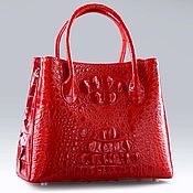 Сумки и аксессуары handmade. Livemaster - original item Women`s bag made of genuine Siamese crocodile leather IMA0602R1. Handmade.