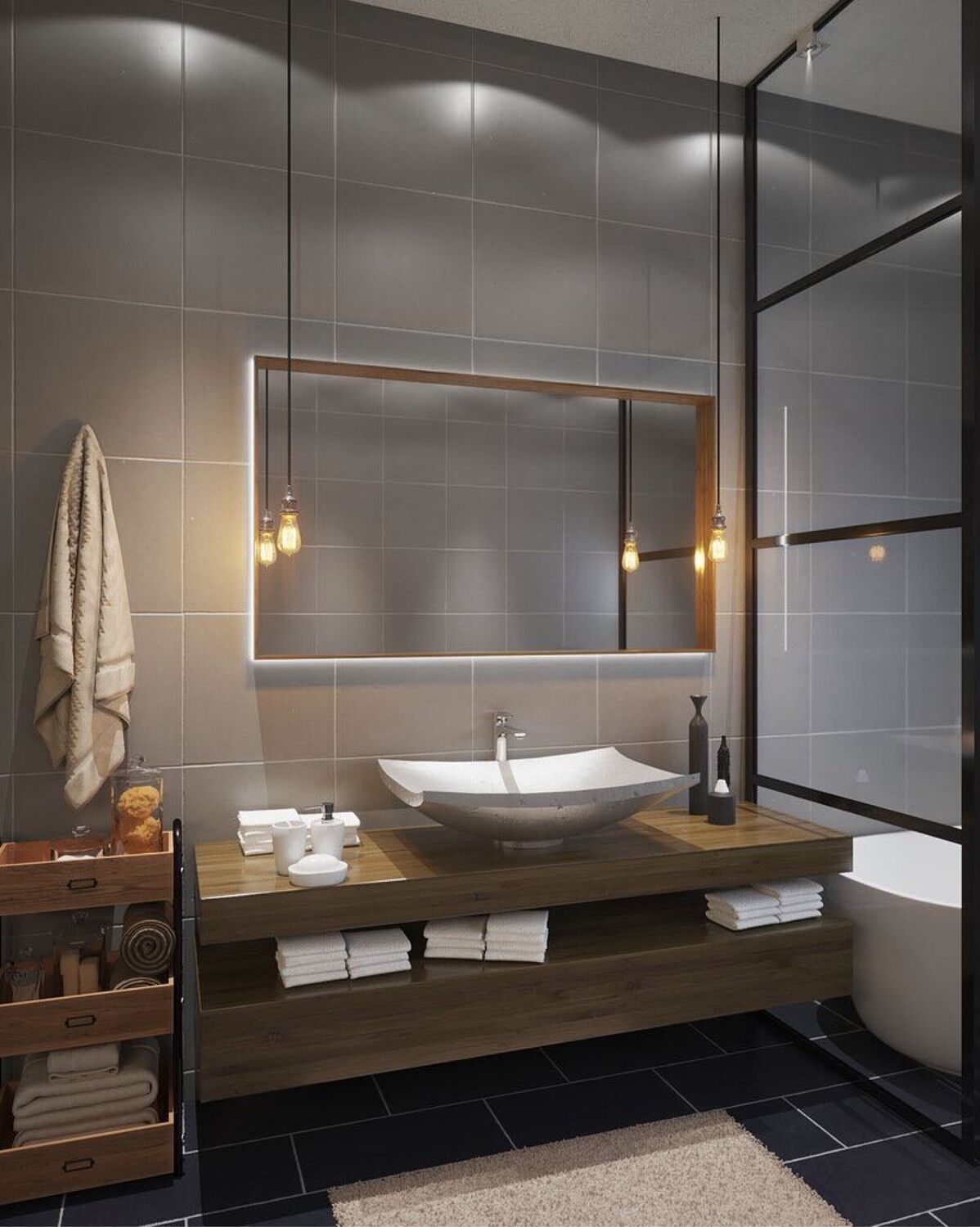 Раковина. Раковина из бетона. Раковина для ванны. Раковина в ванную. в ...