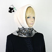 Аксессуары handmade. Livemaster - original item Designer fur scarf from ecomega. Four colors . No. .№1. Handmade.