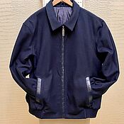 Мужская одежда handmade. Livemaster - original item Men`s cashmere jacket with crocodile leather inserts.. Handmade.