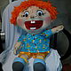 Redhead-Ginger-Freckles. Doll speech therapy. Stuffed Toys. teatr.tati. My Livemaster. Фото №6