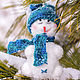 Christmas decorations 'the Snowmen'. Snowmen. bastet-handmade. Online shopping on My Livemaster.  Фото №2