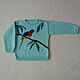 Mint jumper with parrot, Sweaters and jumpers, Moscow,  Фото №1