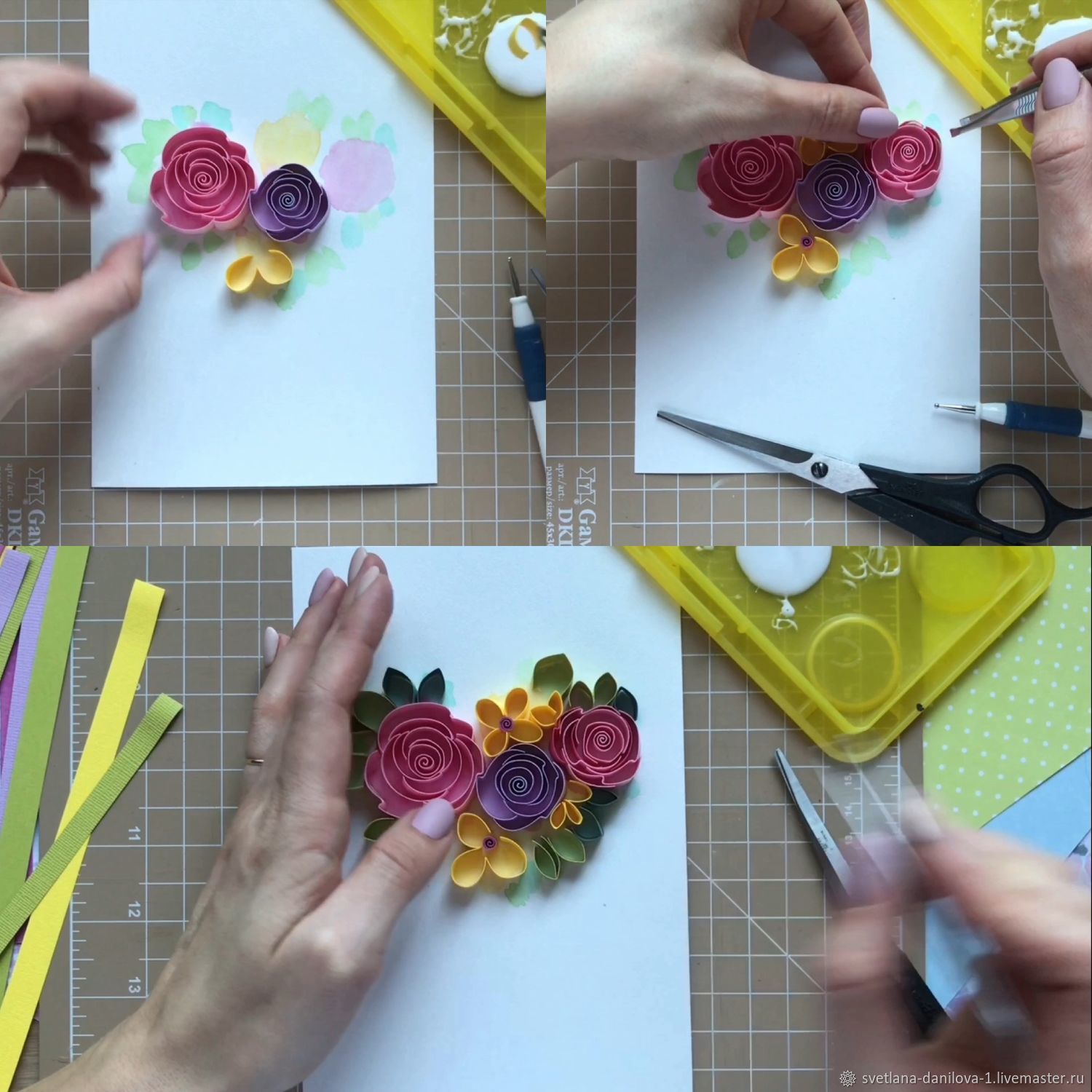 Ослабленная бумажная спираль, готовая к формированию