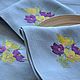 Order Linen napkins with embroidery ' Primroses'. Olga Lado. Livemaster. . Swipe Фото №3