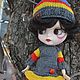 Set of clothes for Blythe doll (Blythe). Dress, hat, leg warmers, Clothes for dolls, Samara,  Фото №1