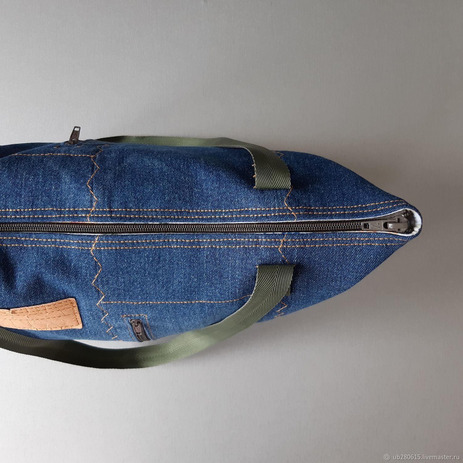 Сумка-тоут: Джинсовая сумка Август – заказать на Ярмарке Мастеров ...