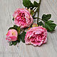 Пион садовый (3 головы). Цветы искусственные. SM-Floristic (искусственные цветы) (sm-floristic). Интернет-магазин Ярмарка Мастеров.  Фото №2
