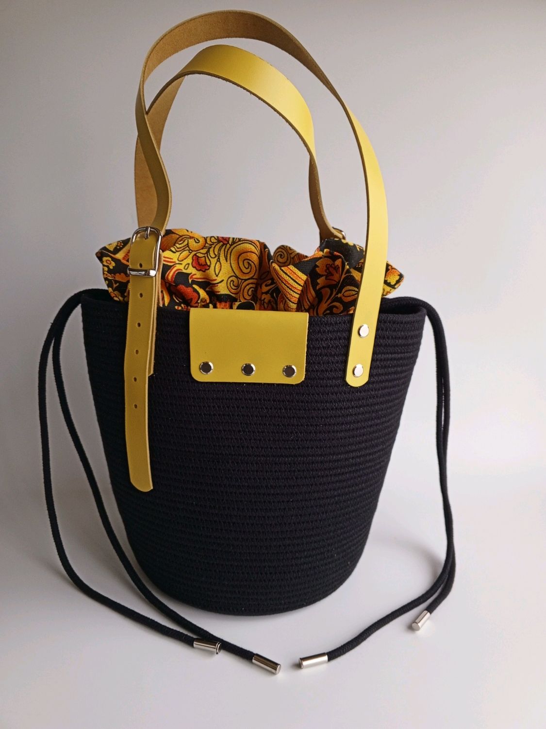 Сумка "painting of Khokhloma" из хлопкового шнура на заказ в интернет ...