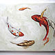 Koi Carp Oil Painting 30 x 40 cm Fish. Pictures. Viktorianka. Online shopping on My Livemaster.  Фото №2