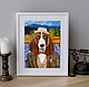Basset from Provence. Poster. Pictures. dogart01. Online shopping on My Livemaster.  Фото №2