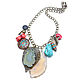 Large chain necklace coral agate leaf pearl turquoise red. Necklace. Ritasdreams (ritasdreams). My Livemaster. Фото №5
