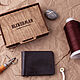  Wallet genuine leather. Eternal ' Graphite'. Wallets. Blekerman Handmade. My Livemaster. Фото №5