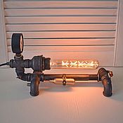 Светильник Loft/стимпанк из водопроводных труб