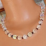 Украшения handmade. Livemaster - original item Crystal necklace beads 