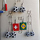 Football earrings. Earrings. Mandarinka (mandarinka-rnd). My Livemaster. Фото №5