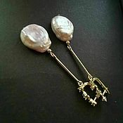 Украшения handmade. Livemaster - original item Copy of Earrings .  pearls. Handmade.