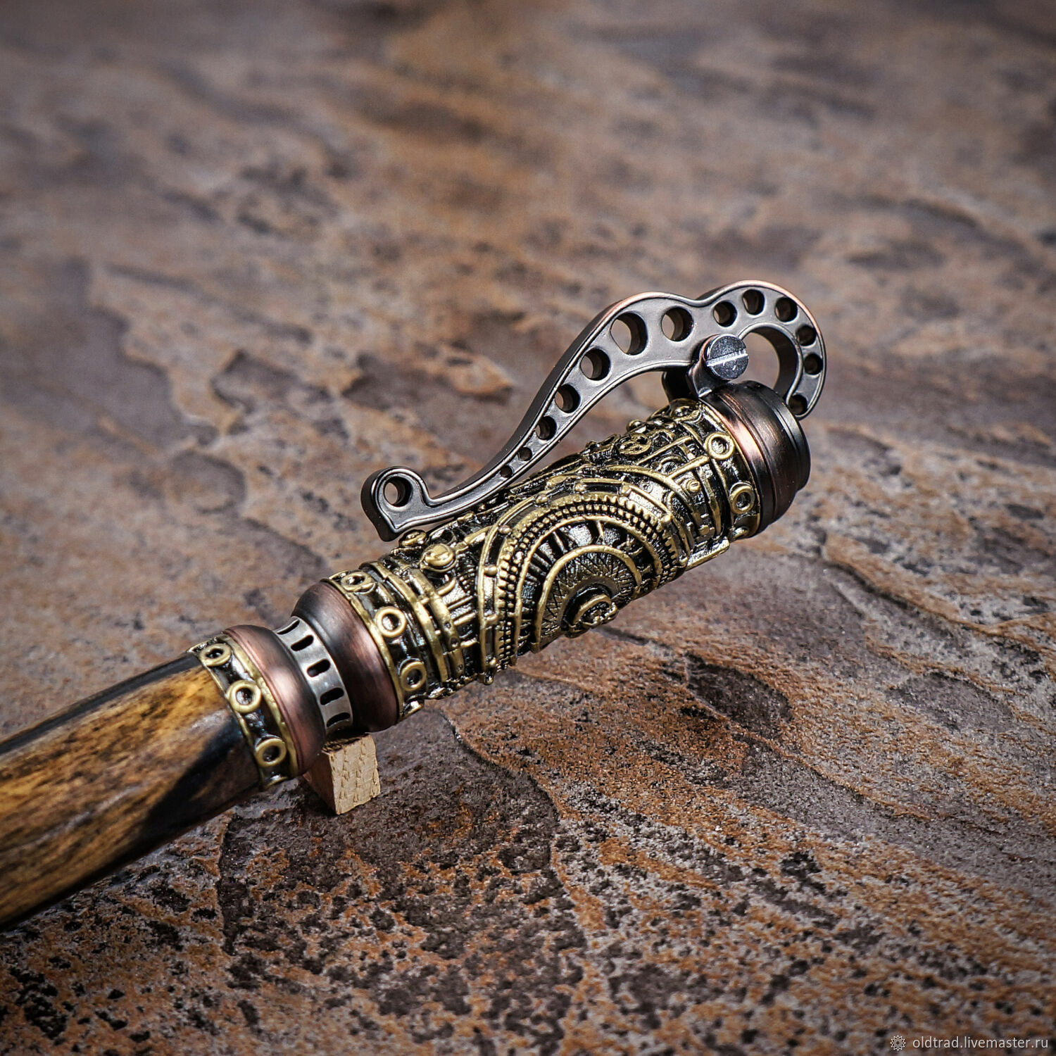 Ручка в стиле Стимпанк из Лунного эбена ручной работы в интернет ...