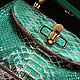 Сумка женская из кожи питона IMP0595UG. Классическая сумка. CrocShop товары из экзотической кожи. Ярмарка Мастеров.  Фото №8