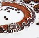 Коричневое колье "Пряный кофе" с яшмой "капучино". Колье. Надежда (lyna-nika). Интернет-магазин Ярмарка Мастеров.  Фото №2