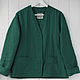 Order Sweatshirt jacket made of dark green linen. etnoart. Livemaster. . Outerwear Jackets Фото №3
