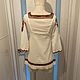 Заказать Винтаж: Massimo dutti хлопковая кофточка 44. LE DOBRO | Vintage. Особенные вещи (le-dobro). Ярмарка Мастеров. . Блузки винтажные Фото №3
