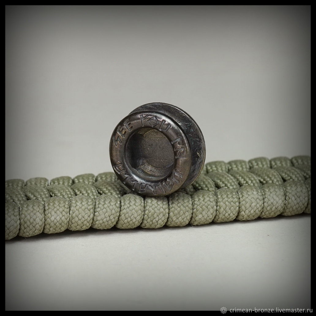 Бусина - вставка для браслета "Шлем Ужаса" , латунь купить в интернет ...