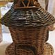 Tea house 'Junior-gnome' woven from paper vines. Jars. paperchest (paperchest). My Livemaster. Фото №4