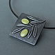 Pendant polymer clay olive, Pendants, Omsk,  Фото №1