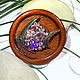Order Sparkling fish - author's button brooch, a gift to Fish. lacquer miniature. Livemaster. . Brooches Фото №3
