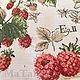 Picture embroidered with a cross 'Raspberry' from the Botany series. Pictures. Matania. Online shopping on My Livemaster.  Фото №2