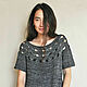 Women's Knitted Tunic, Evening jumper, Top, T-shirt. Tunics. Dobryy_vyaz. Online shopping on My Livemaster.  Фото №2