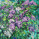 Oil painting on canvas Lilac mood, Pictures, Magnitogorsk,  Фото №1