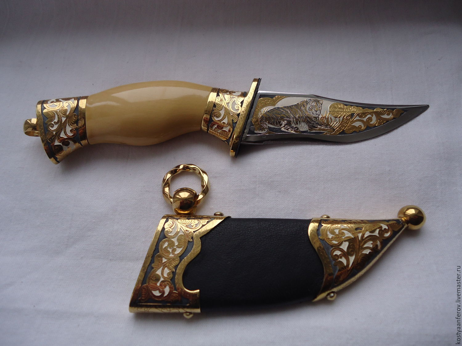 Mini knife ' Tiger', Model, Chrysostom,  Фото №1
