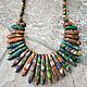 Necklace of colored Jasper-Spring, Necklace, Ashkelon,  Фото №1