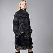 Одежда handmade. Livemaster - original item Fur coat Karakul with mink 