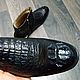 The Cossacks of the relief of the crocodile leather, black color, custom made. Cossacks shoes. SHOES&BAGS. My Livemaster. Фото №6